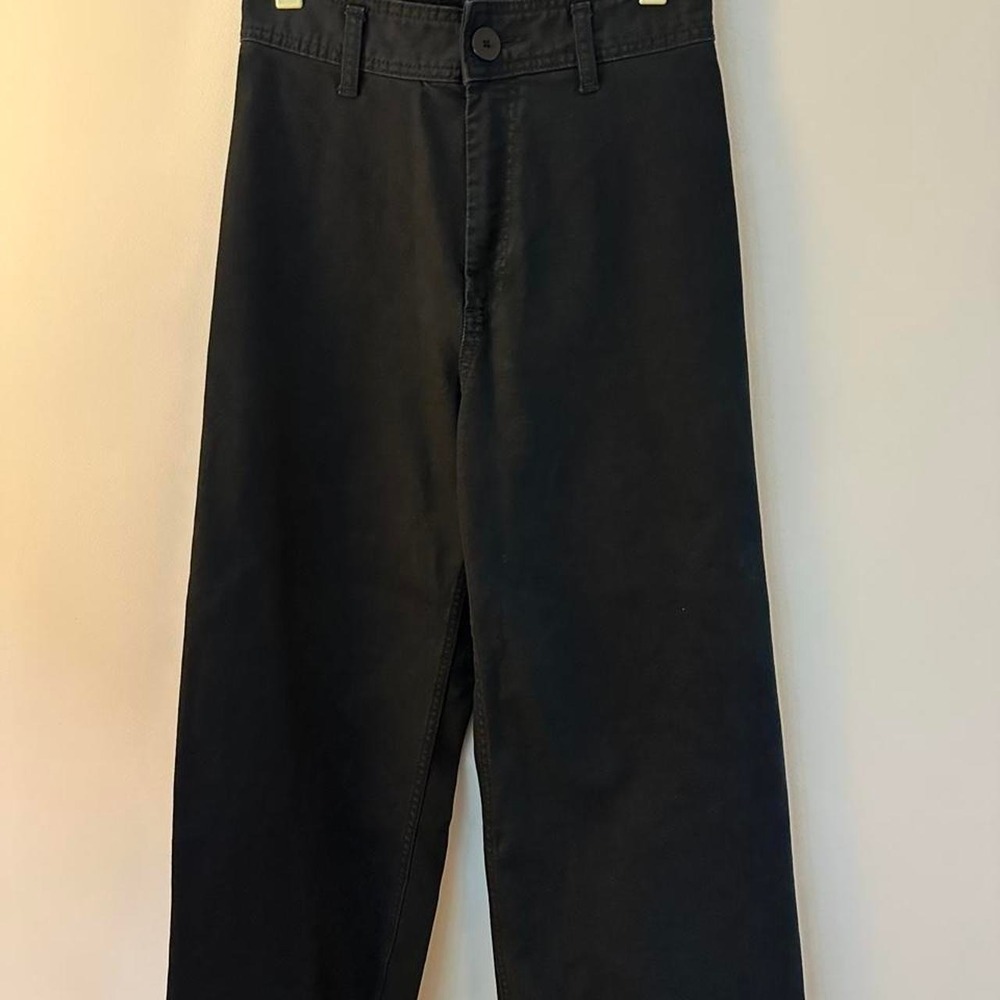 Zara Wide Leg Pants in Black